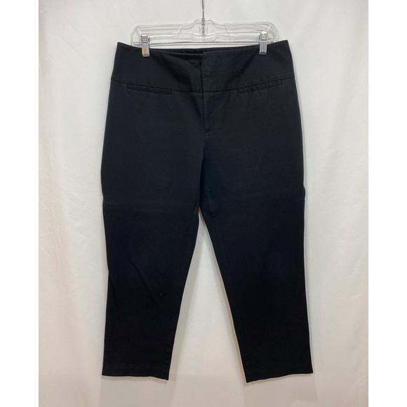 INC International Mid Rise Black Capri Pants - Picture 1 of 6